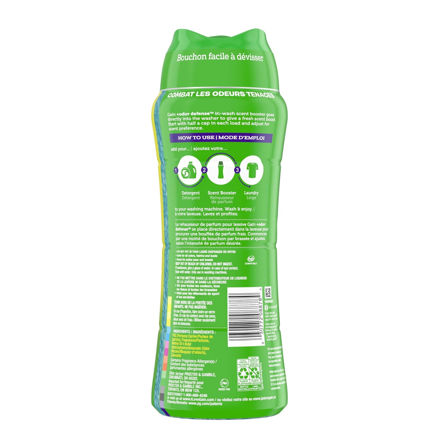 + Odor Defense Laundry Scent Booster Beads, Super Fresh Blast Scent, 18.2 Oz