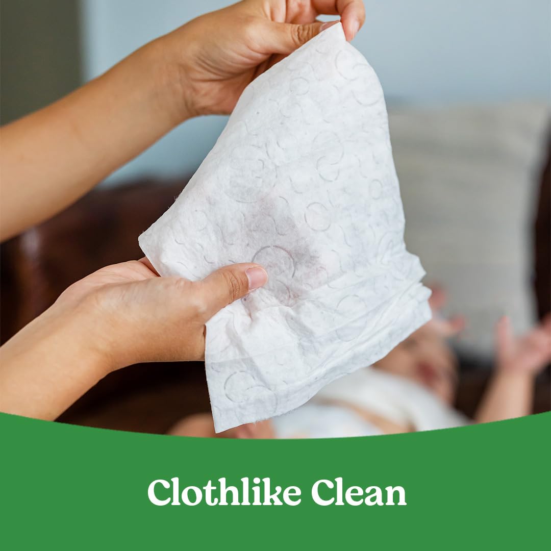 Natural Care Sensitive Baby Wipes, Unscented, Hypoallergenic, 99% Purified Water, 15 Flip-Top Packs (960 Wipes Total)