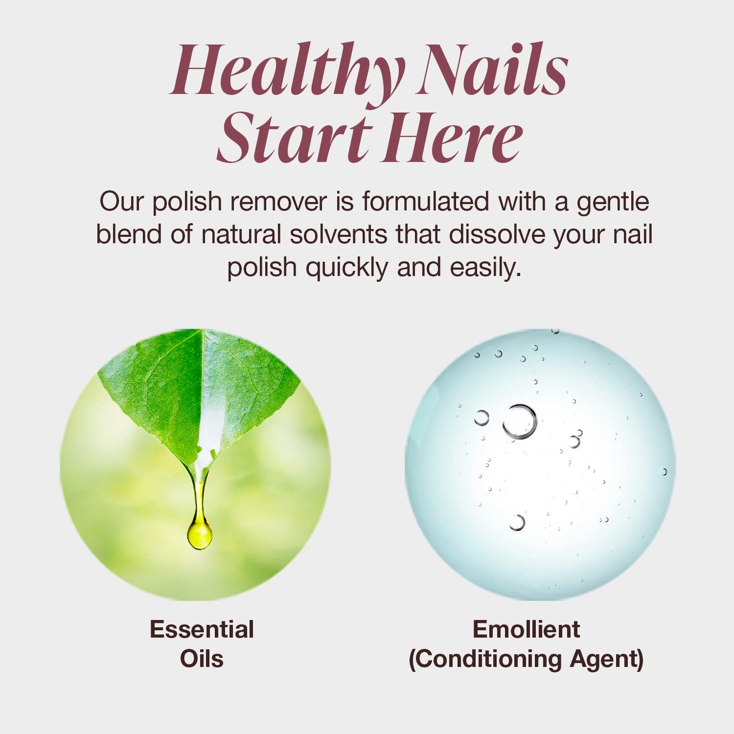 Nail Polish Remover, Acetone-Free & Non Drying for Regular & Shellac Nail Polishes, 6 Ounce