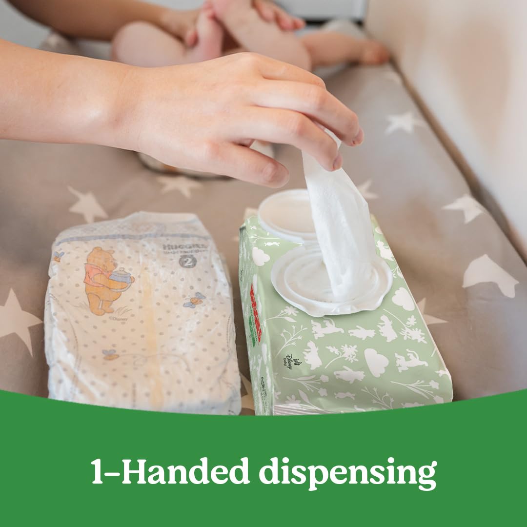 Natural Care Sensitive Baby Wipes, Unscented, Hypoallergenic, 99% Purified Water, 15 Flip-Top Packs (960 Wipes Total)