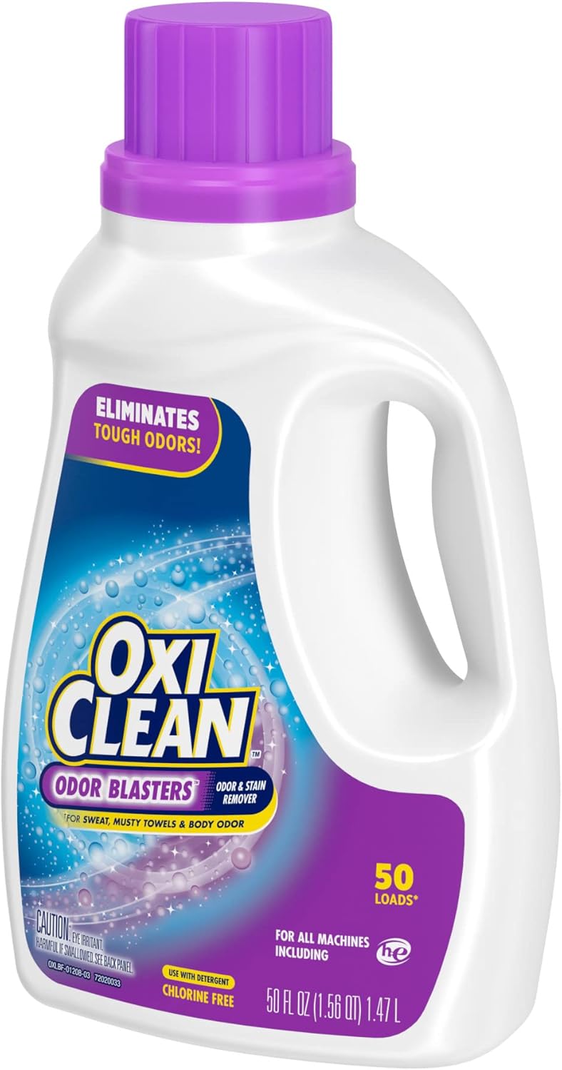 Odor Blasters Odor and Stain Remover Laundry Booster Liquid, 50 Fl Oz