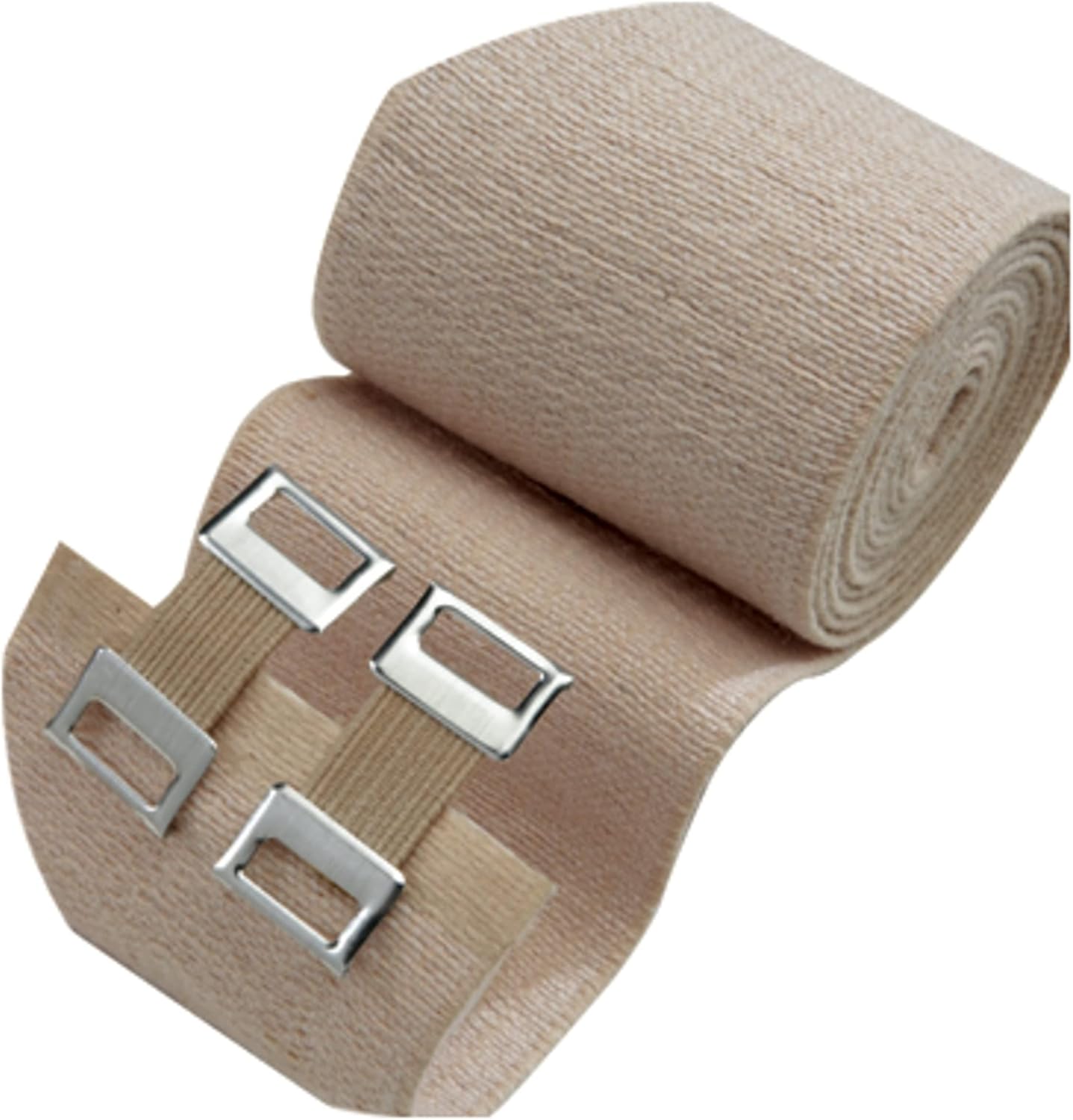 Brand 2 Inch Elastic Bandage with Clips Beige 2 in X 51.2 in Great for Elbow Ankle Knee & More Comfortable Design for Prolonged Wear Easy-To-Use Wrap Design (207310)