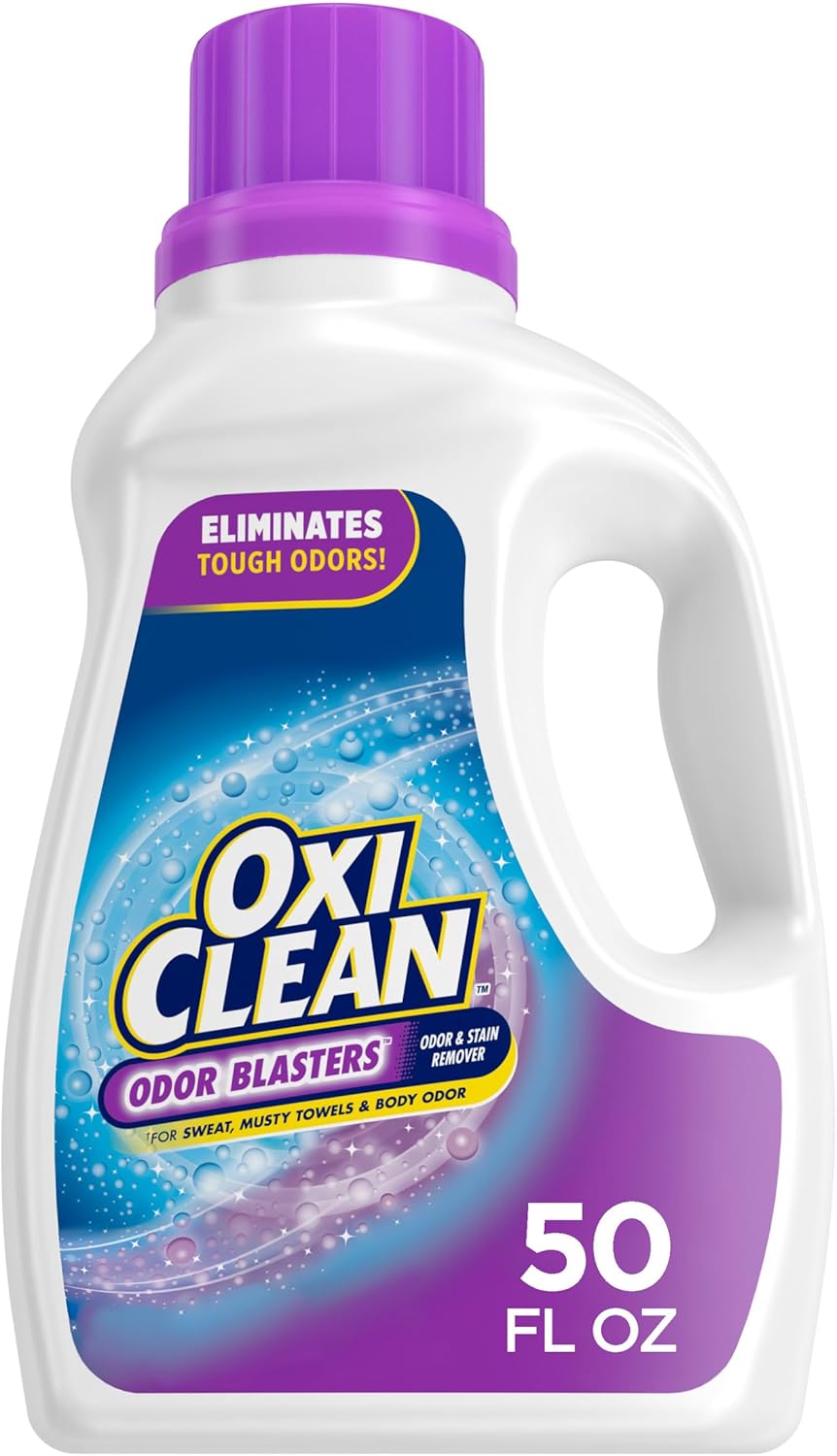 Odor Blasters Odor and Stain Remover Laundry Booster Liquid, 50 Fl Oz
