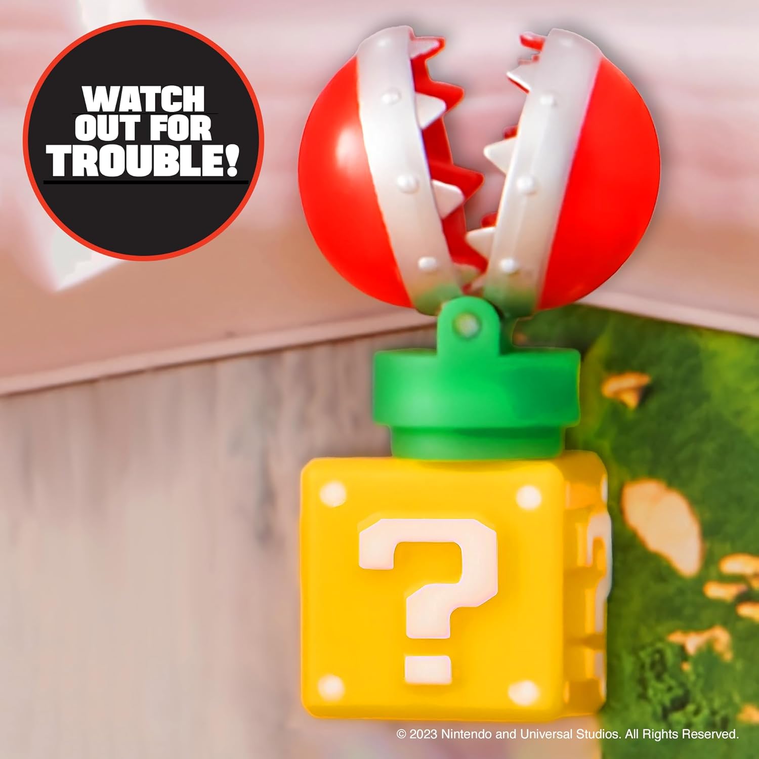 THE  BROS. MOVIE – Mushroom Kingdom Castle Playset with Mini 1.25” Mario and Princess Peach Figures
