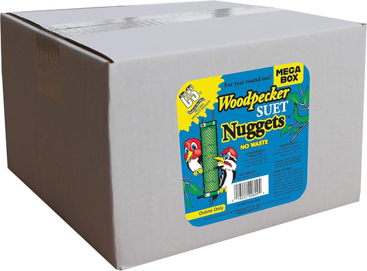Wild Bird Woodpecker Suet Nuggets Mega Box, 8 Pounds