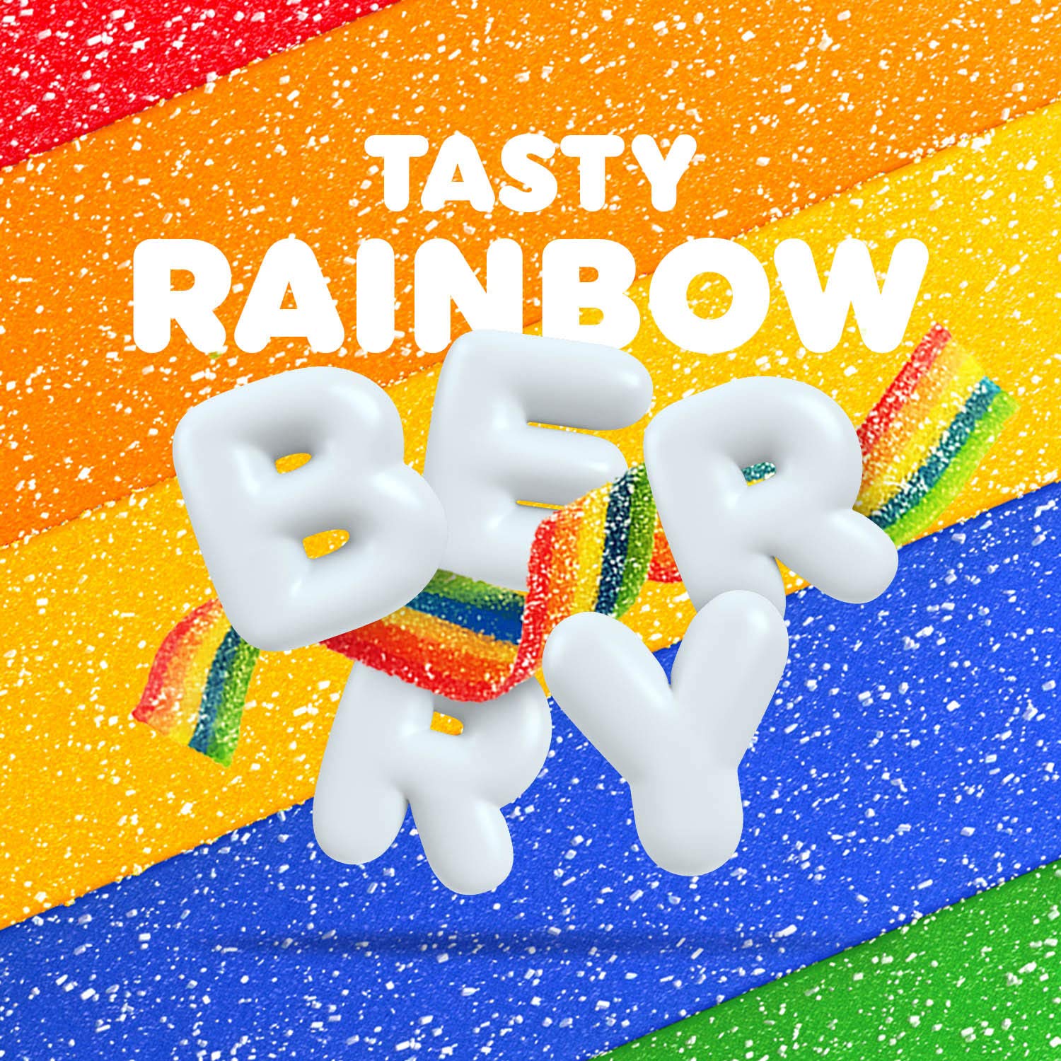 Xtremes Belts Sweetly Sour Candy, Rainbow Berry, Non-Melting, Bulk Party Bag, 2 Oz (Pack of 18)