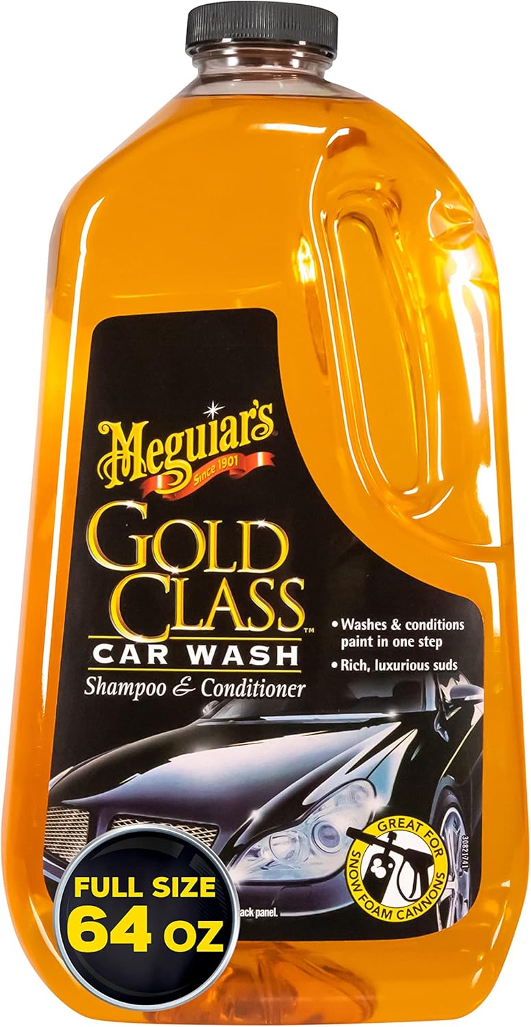 Gold Class Car Wash - Get Professional Results in a Foam Cannon or as a Bucket Wash - Get a Clean and Glossy Finish That'S Safe for All Paint Types - 64 Oz