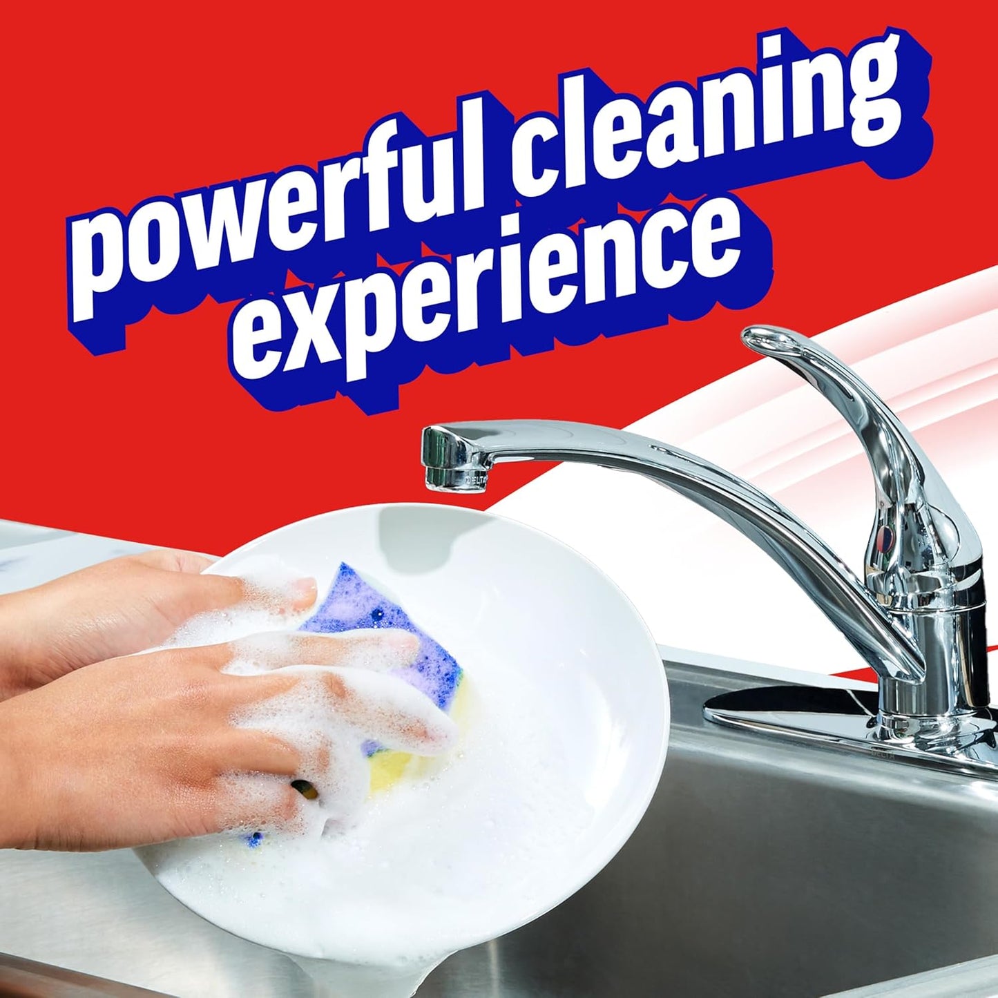 Ultra Liquid Dish Soap Vinegar and Lime Scent, Sparkling Clean Dishes, 90 Fl Oz Bottle