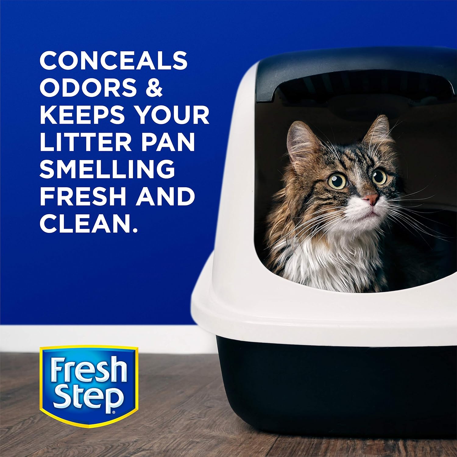 Cat Litter Crystals in Fresh Scent | Cat Litter Box Deodorizer | Combats Cat Odors and Neutralizes Smells to Keep Your Home Clean, 15 Ounces