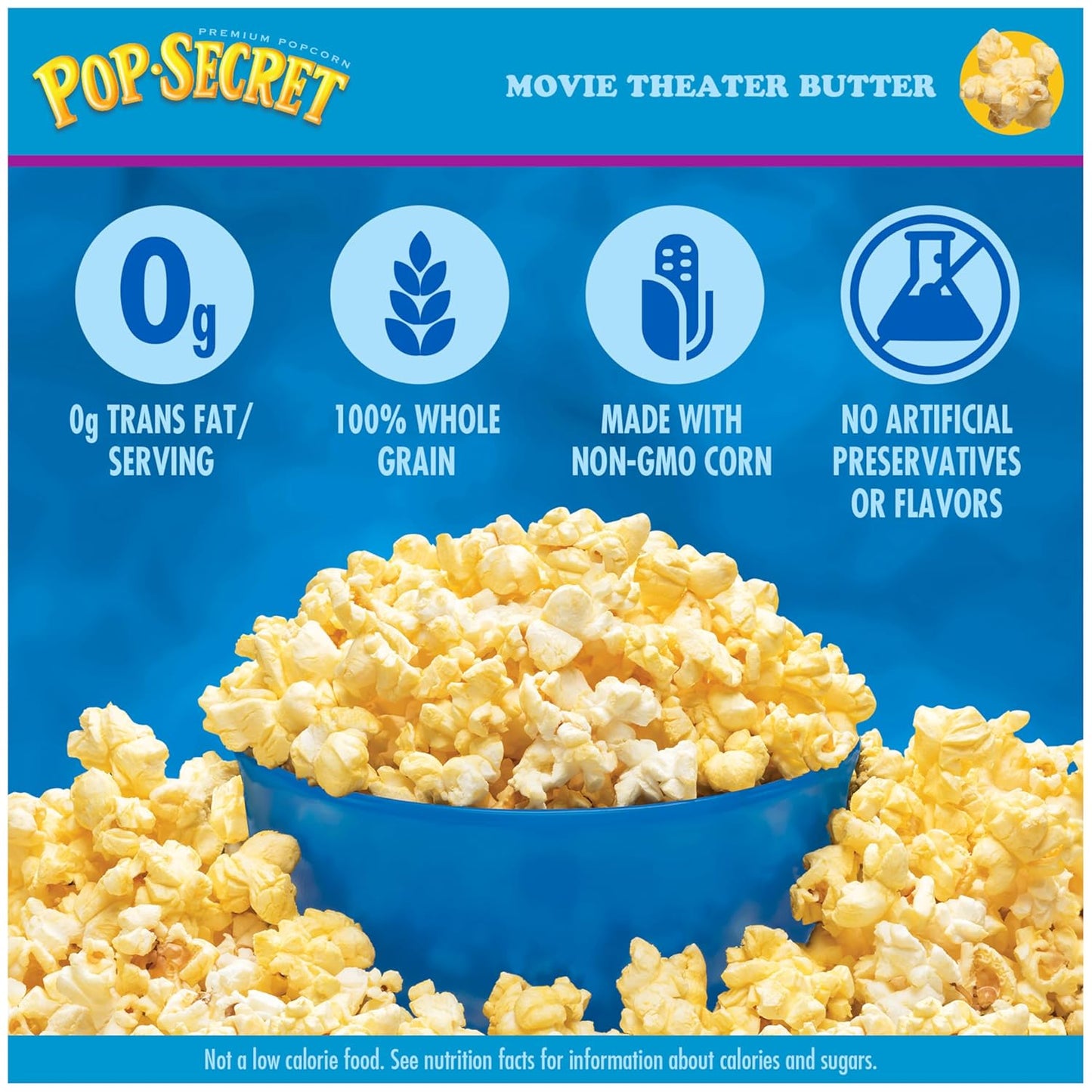 Microwave Popcorn, Movie Theater Butter Flavor, 1.75 Oz Snack Bags, (Pack of 12)