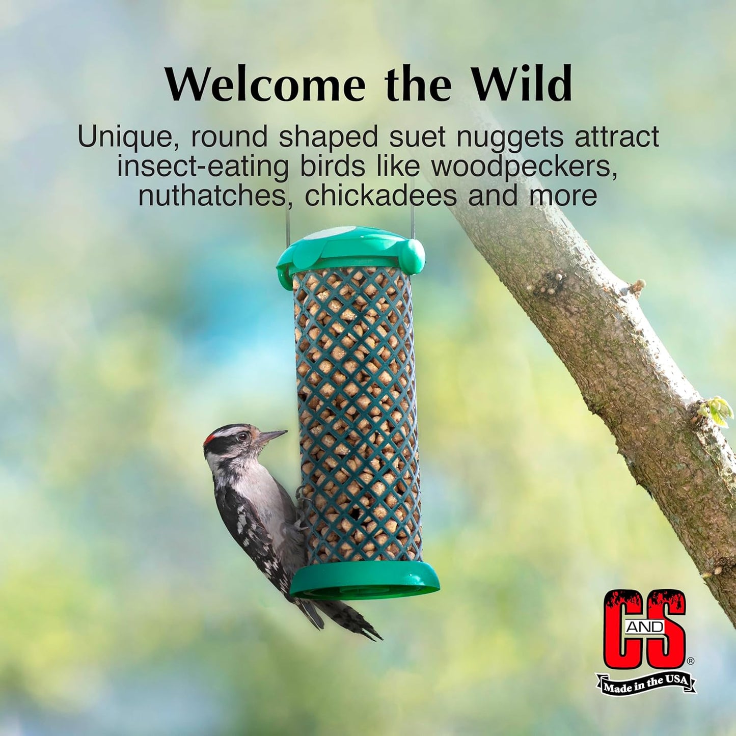 Wild Bird Woodpecker Suet Nuggets Mega Box, 8 Pounds
