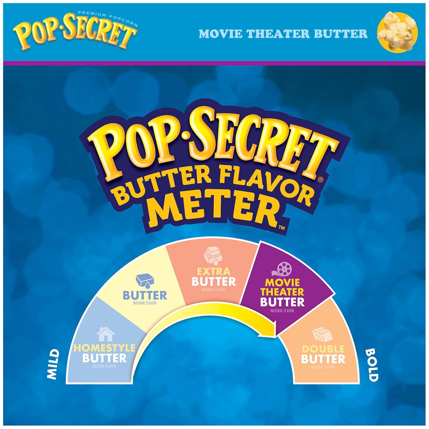 Microwave Popcorn, Movie Theater Butter Flavor, 1.75 Oz Snack Bags, (Pack of 12)