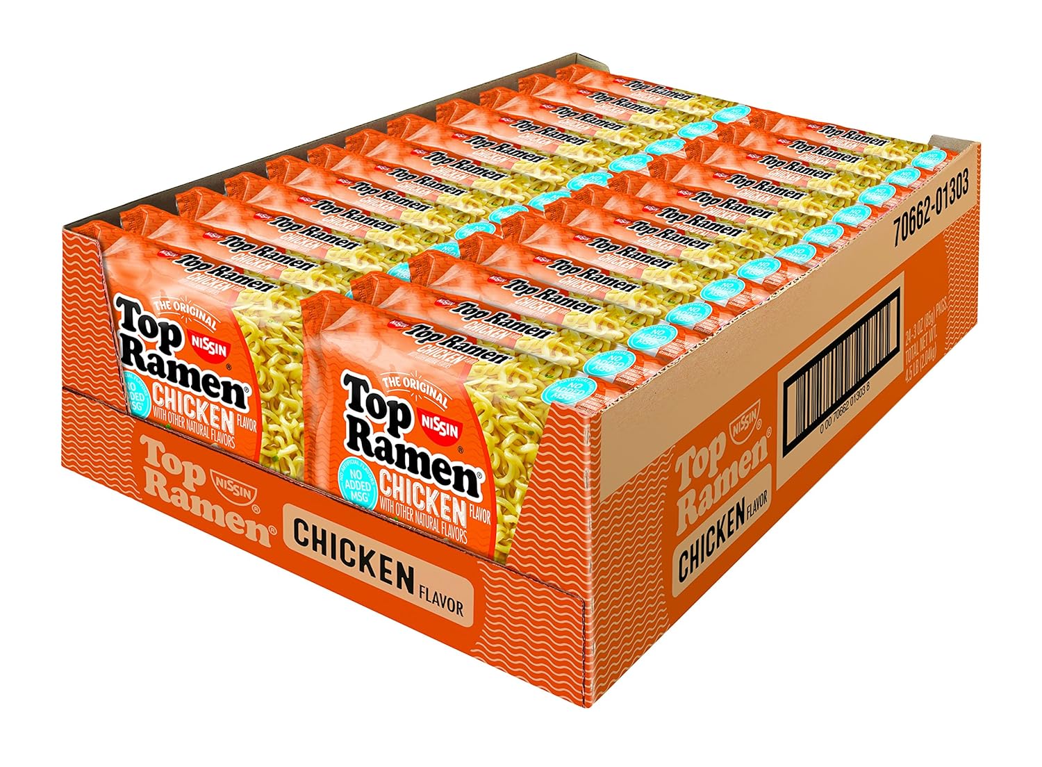 Top Ramen Noodle Soup, Chicken, 3 Ounce (Pack of 24)