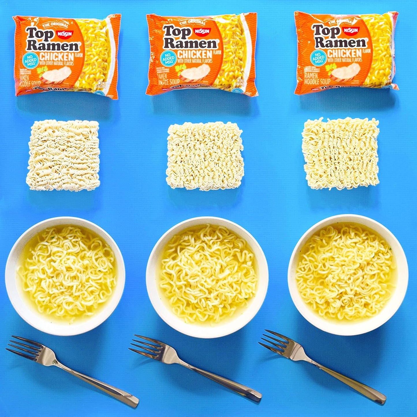 Top Ramen Noodle Soup, Chicken, 3 Ounce (Pack of 24)