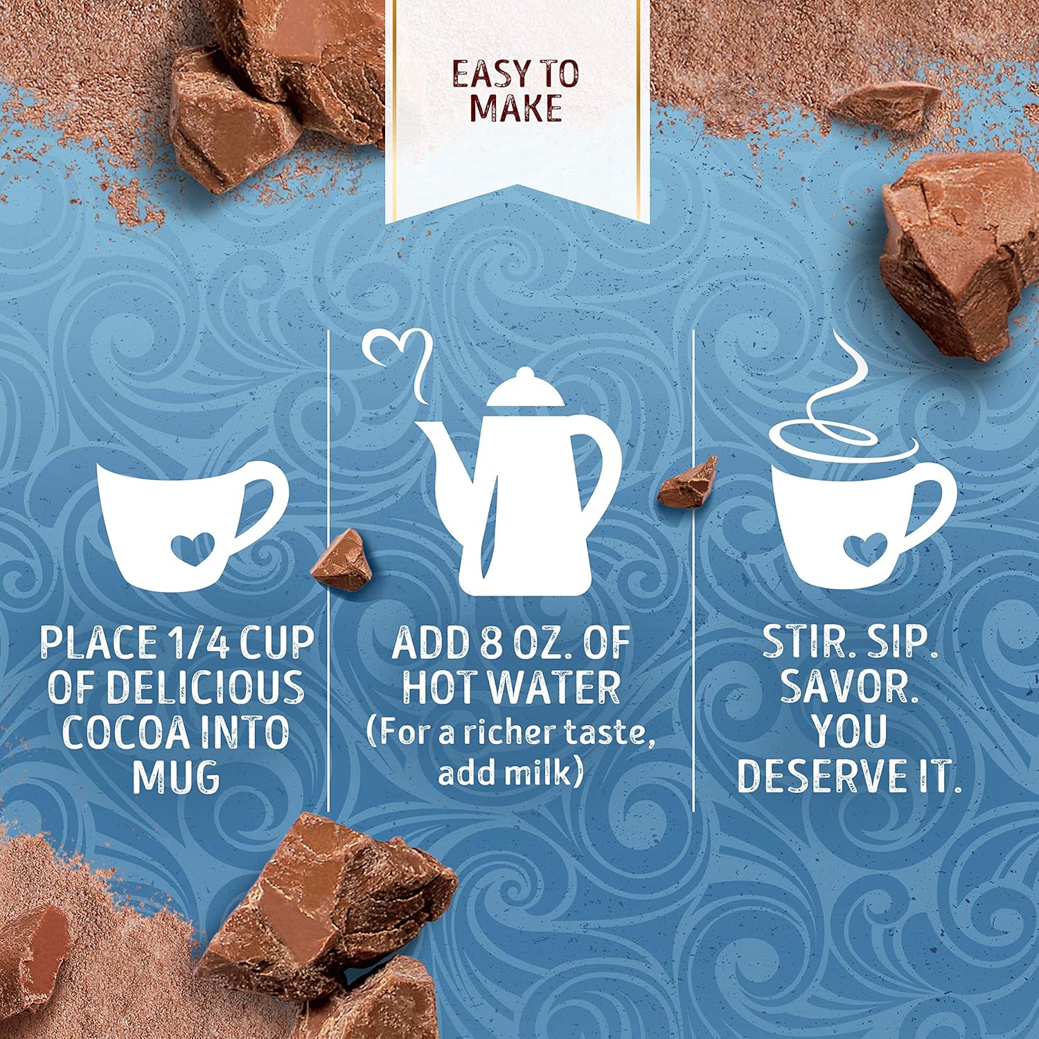 Milk Chocolate Flavor Hot Cocoa Mix Canister, 76.55 Oz.