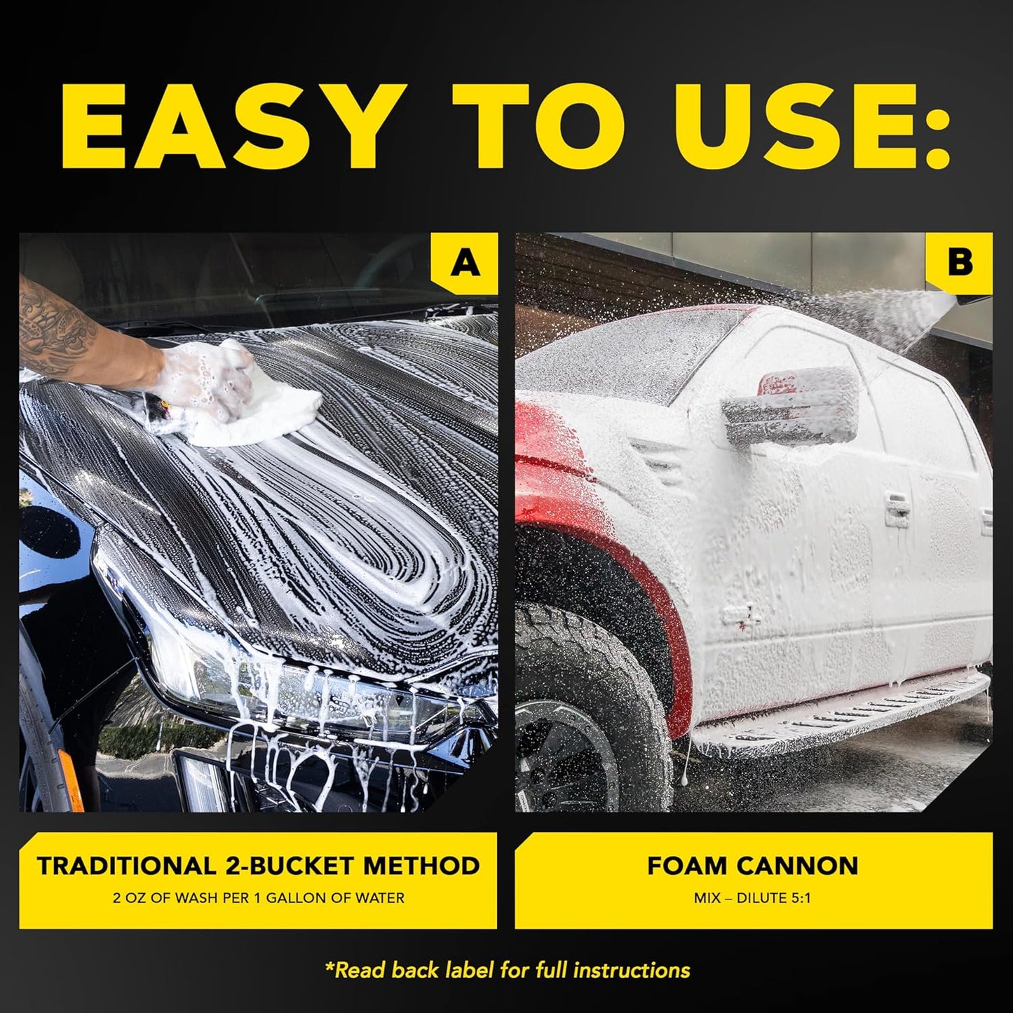Gold Class Car Wash - Get Professional Results in a Foam Cannon or as a Bucket Wash - Get a Clean and Glossy Finish That'S Safe for All Paint Types - 64 Oz