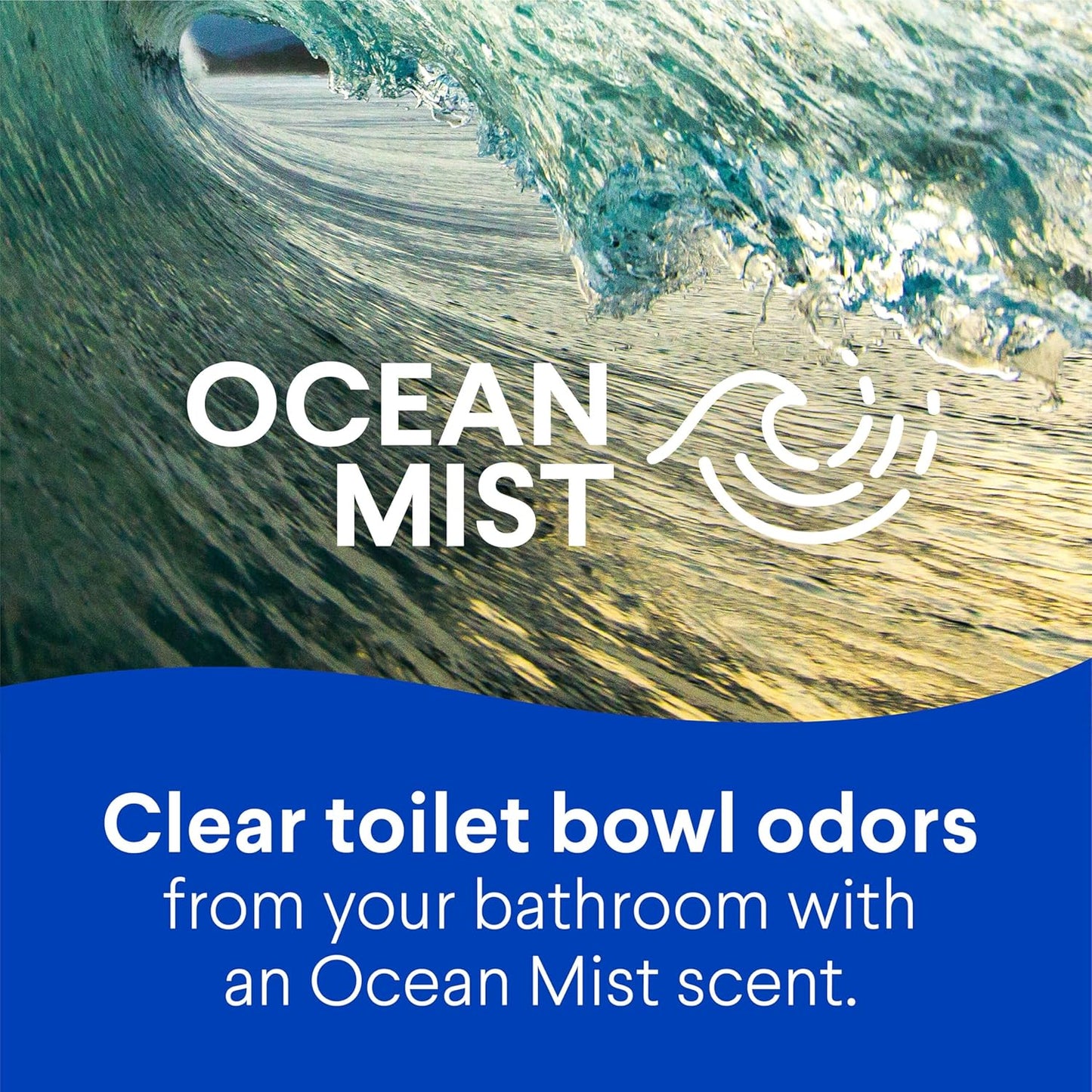 Toilet Bowl Cleaner, Clinging Bleach Gel, Ocean Mist - 24 Ounces, Pack of 2